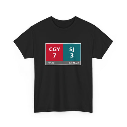 CGY vs SJ Scoreboard Tee 12.21.22