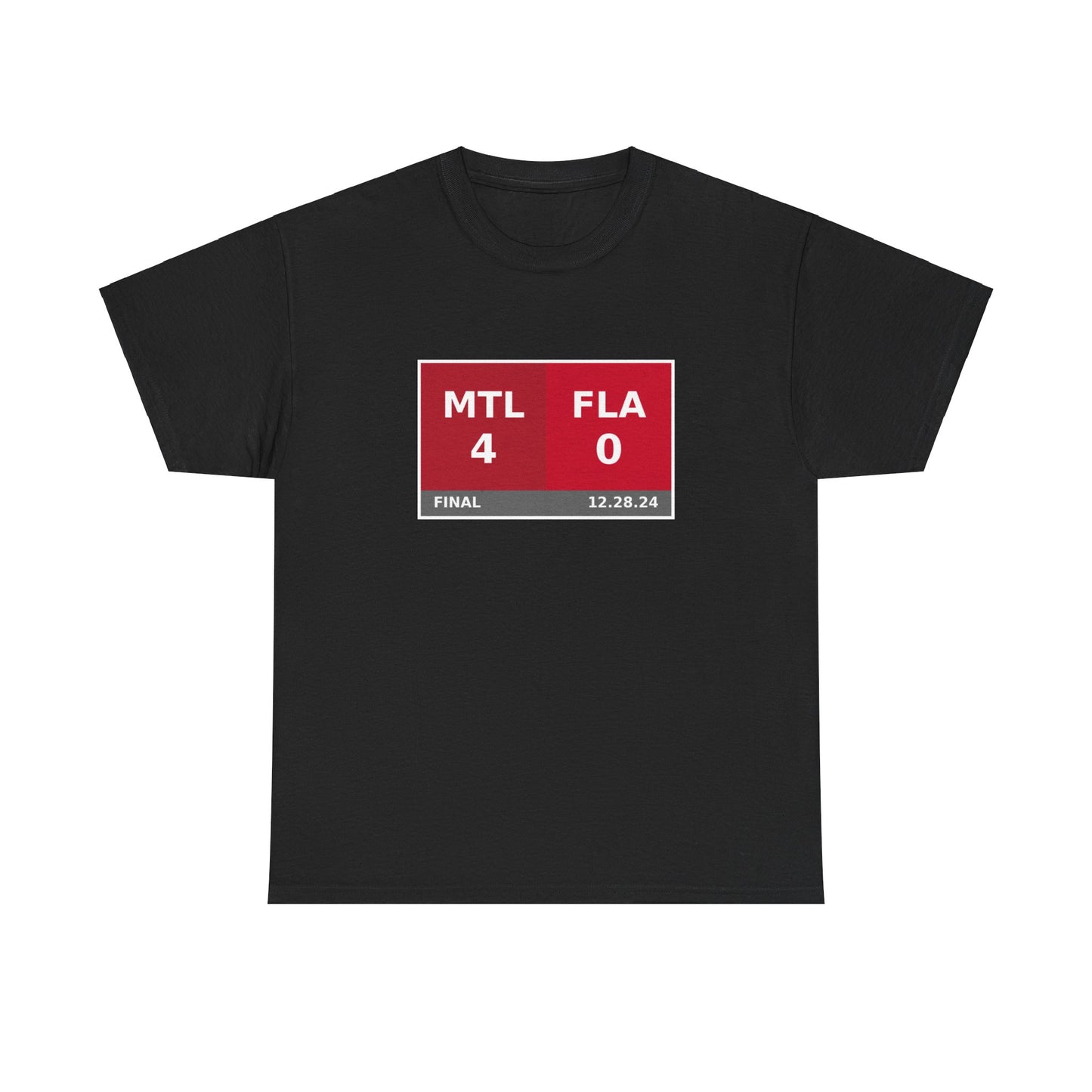 MTL vs FLA Scoreboard Tee 12.28.24