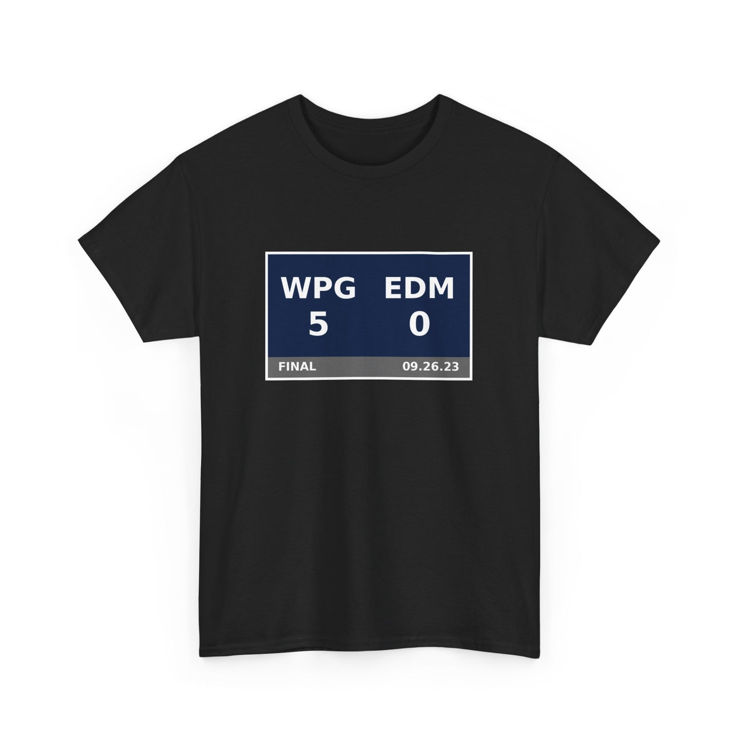 WPG vs EDM Scoreboard Tee 09.26.23