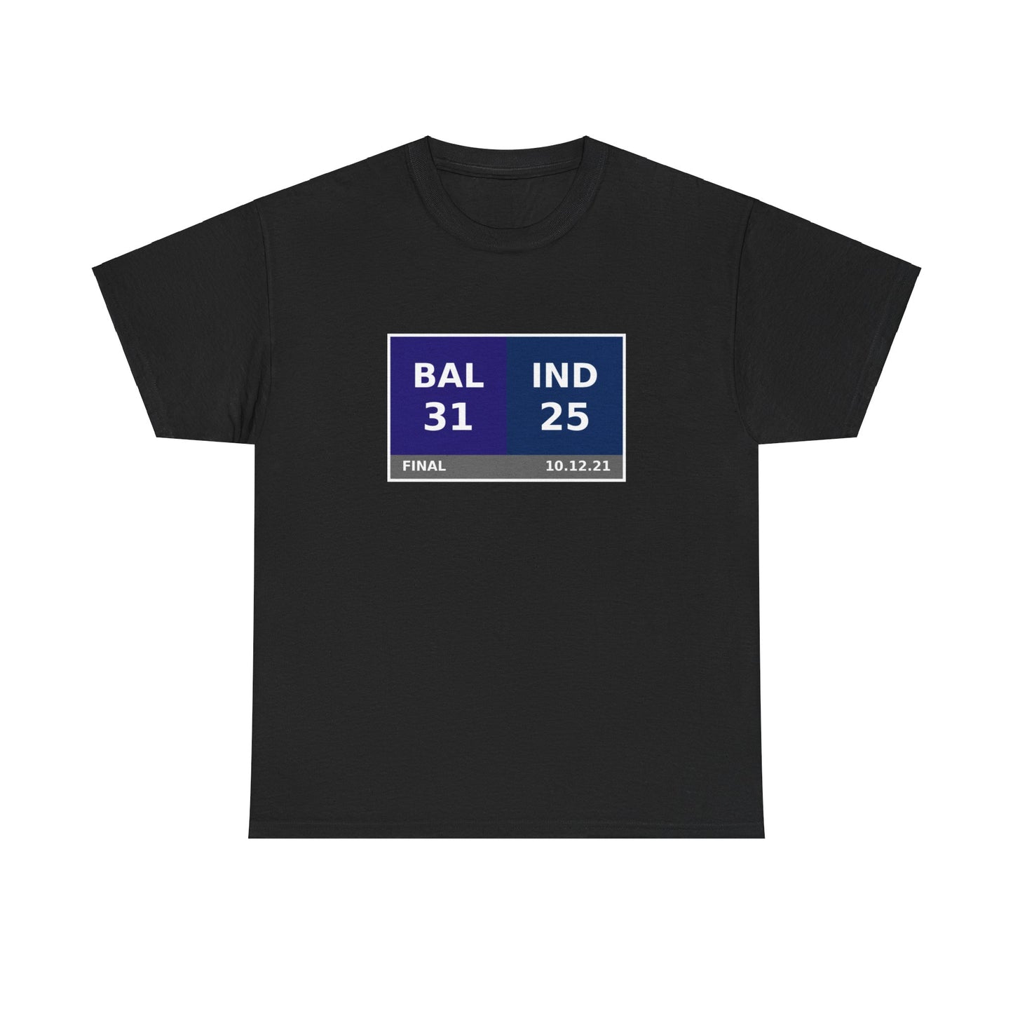 BAL vs IND Scoreboard Tee 10.12.21