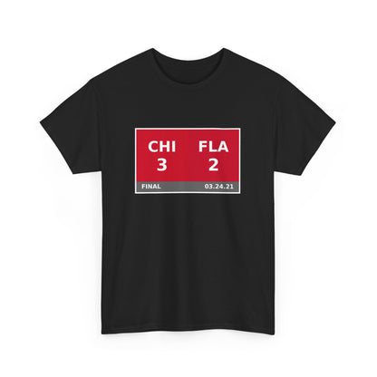 CHI vs FLA Scoreboard Tee 03.24.21