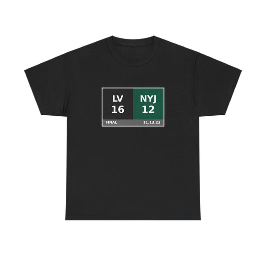 LV vs NYJ Scoreboard Tee 11.13.23