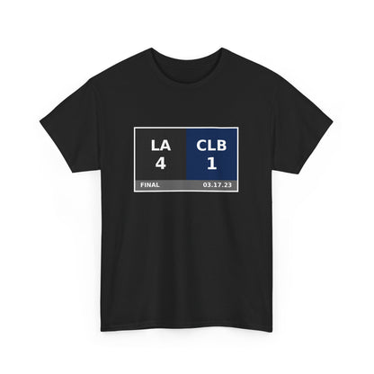 LA vs CLB Scoreboard Tee 03.17.23