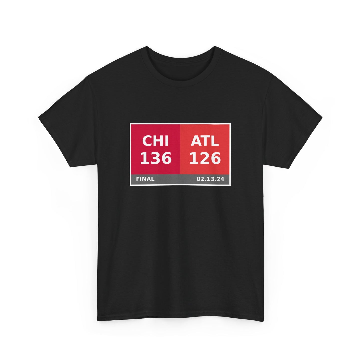 CHI vs ATL Scoreboard Tee 02.13.24