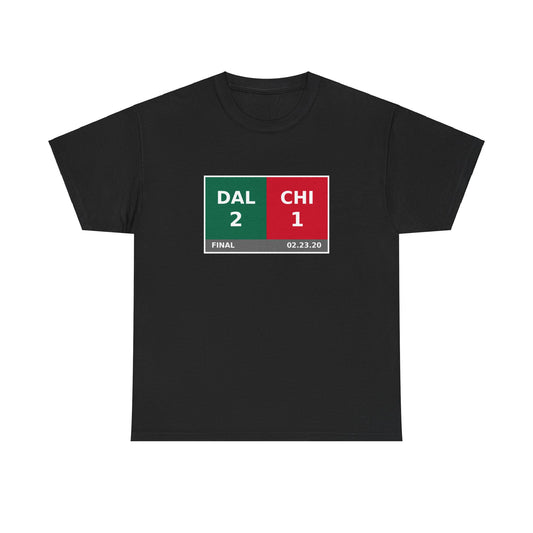 DAL vs CHI Scoreboard Tee 02.23.20