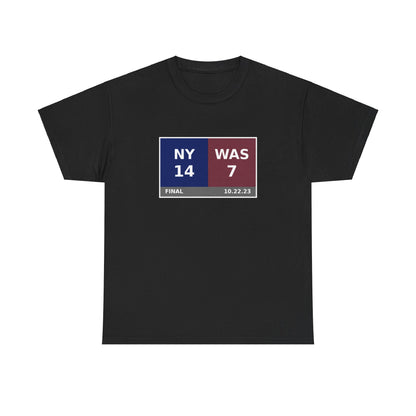 NY vs WAS Scoreboard Tee 10.22.23