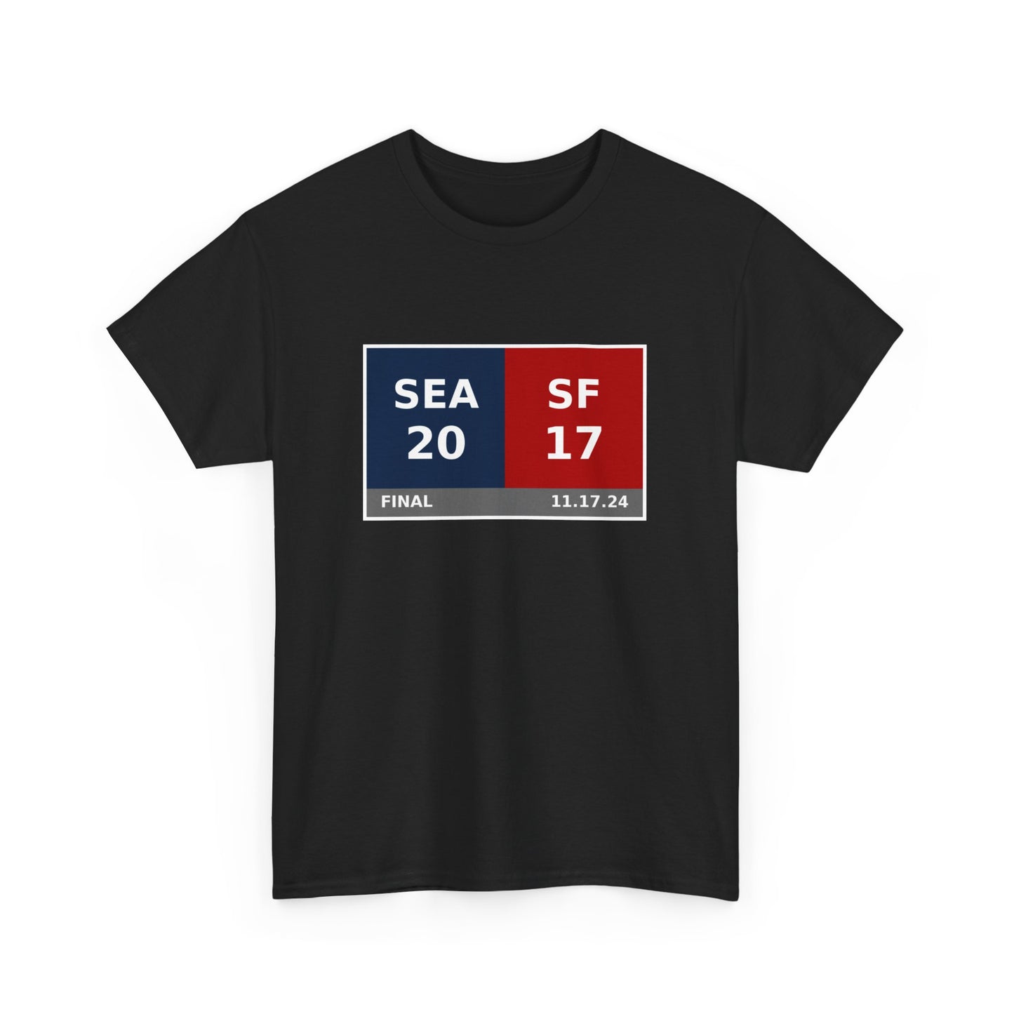 SEA vs SF Scoreboard Tee 11.17.24