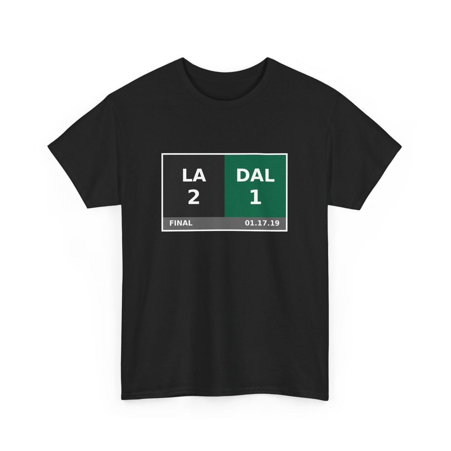 LA vs DAL Scoreboard Tee 01.17.19