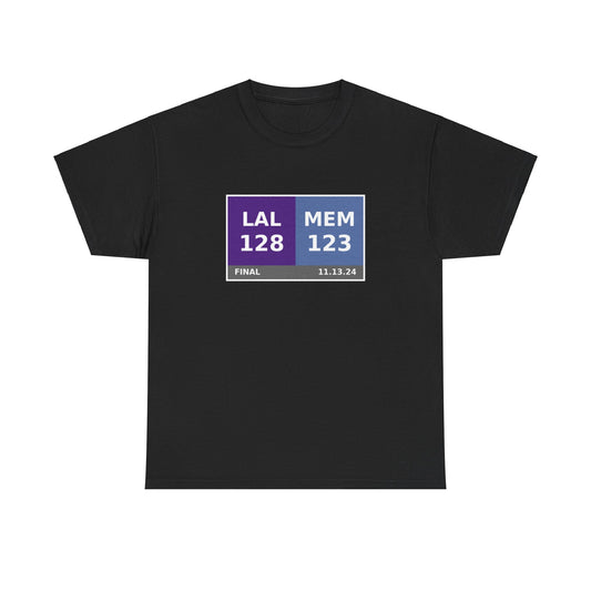 LAL vs MEM Scoreboard Tee 11.13.24