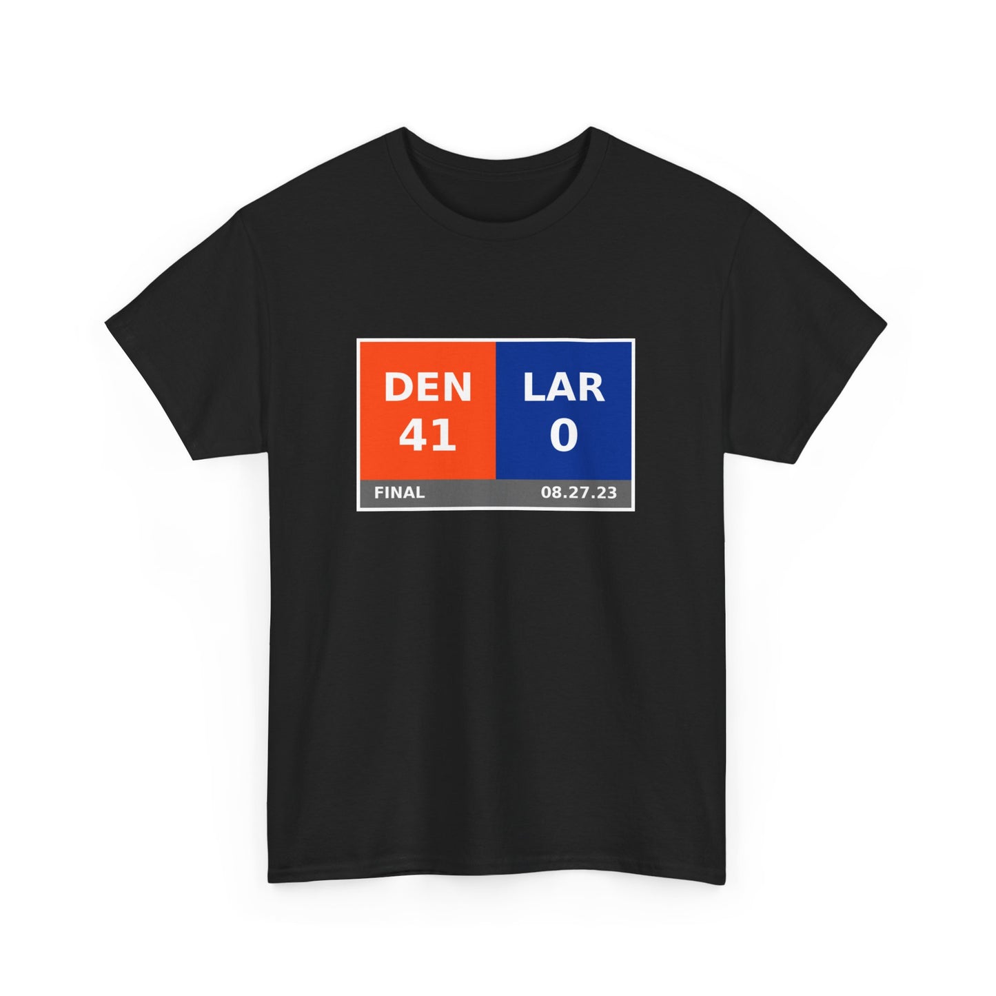 DEN vs LAR Scoreboard Tee 08.27.23