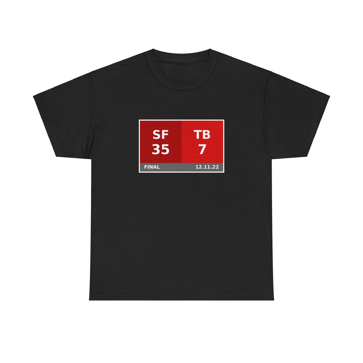 SF vs TB Scoreboard Tee 12.11.22