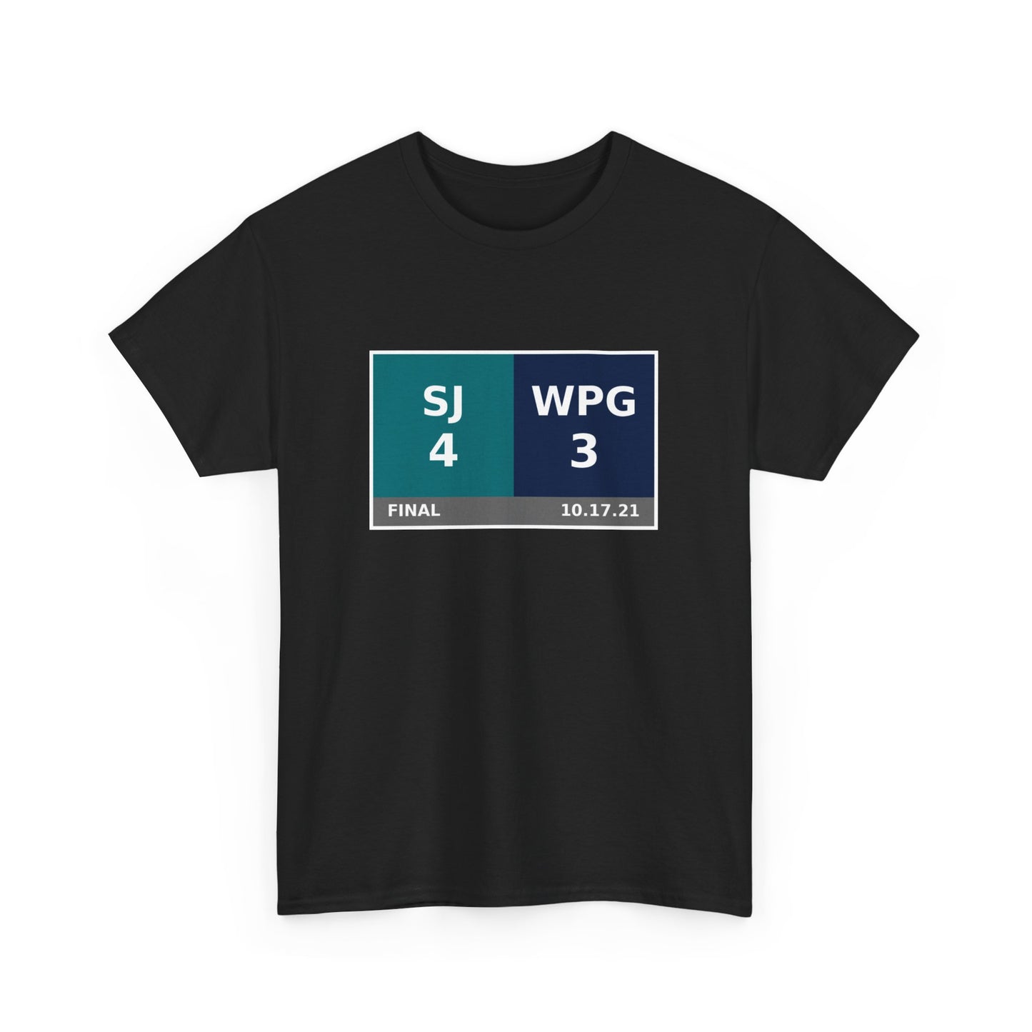 SJ vs WPG Scoreboard Tee 10.17.21