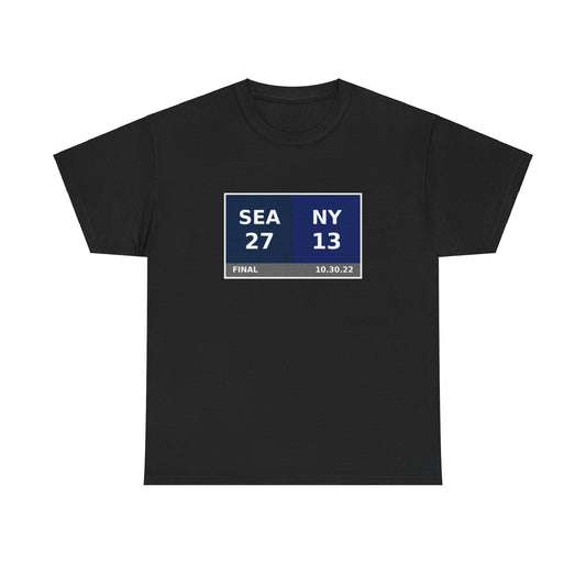 SEA vs NY Scoreboard Tee 10.30.22