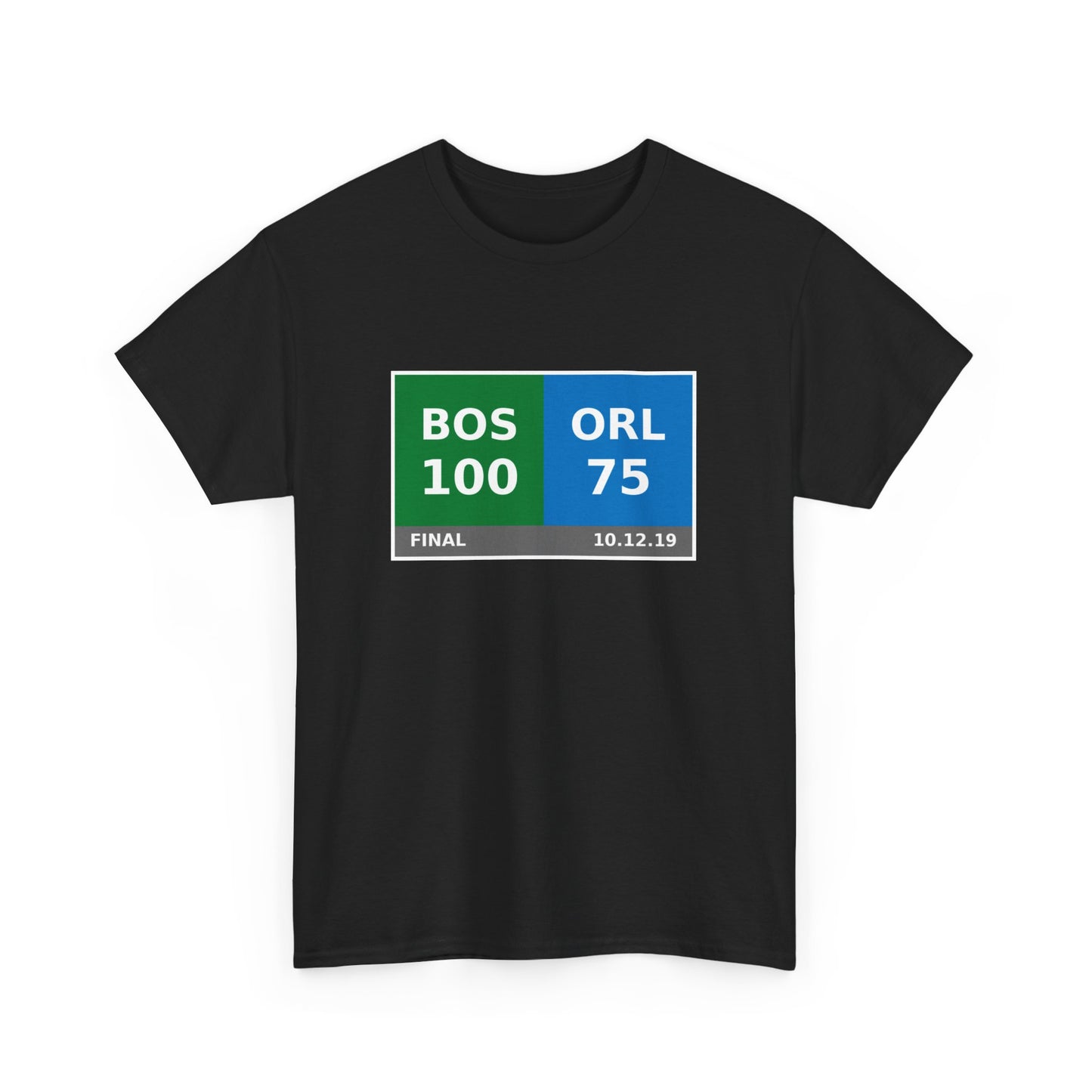 BOS vs ORL Scoreboard Tee 10.12.19