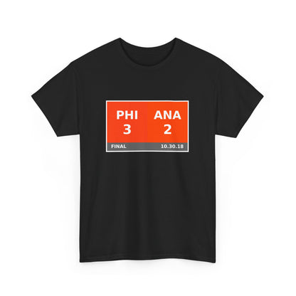 PHI vs ANA Scoreboard Tee 10.30.18