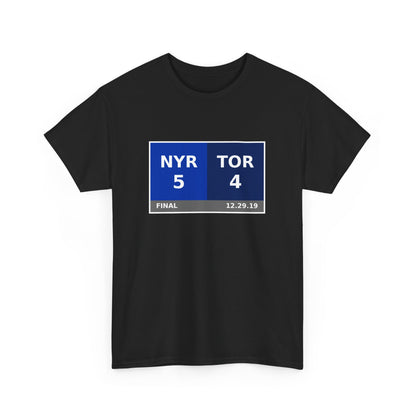 NYR vs TOR Scoreboard Tee 12.29.19