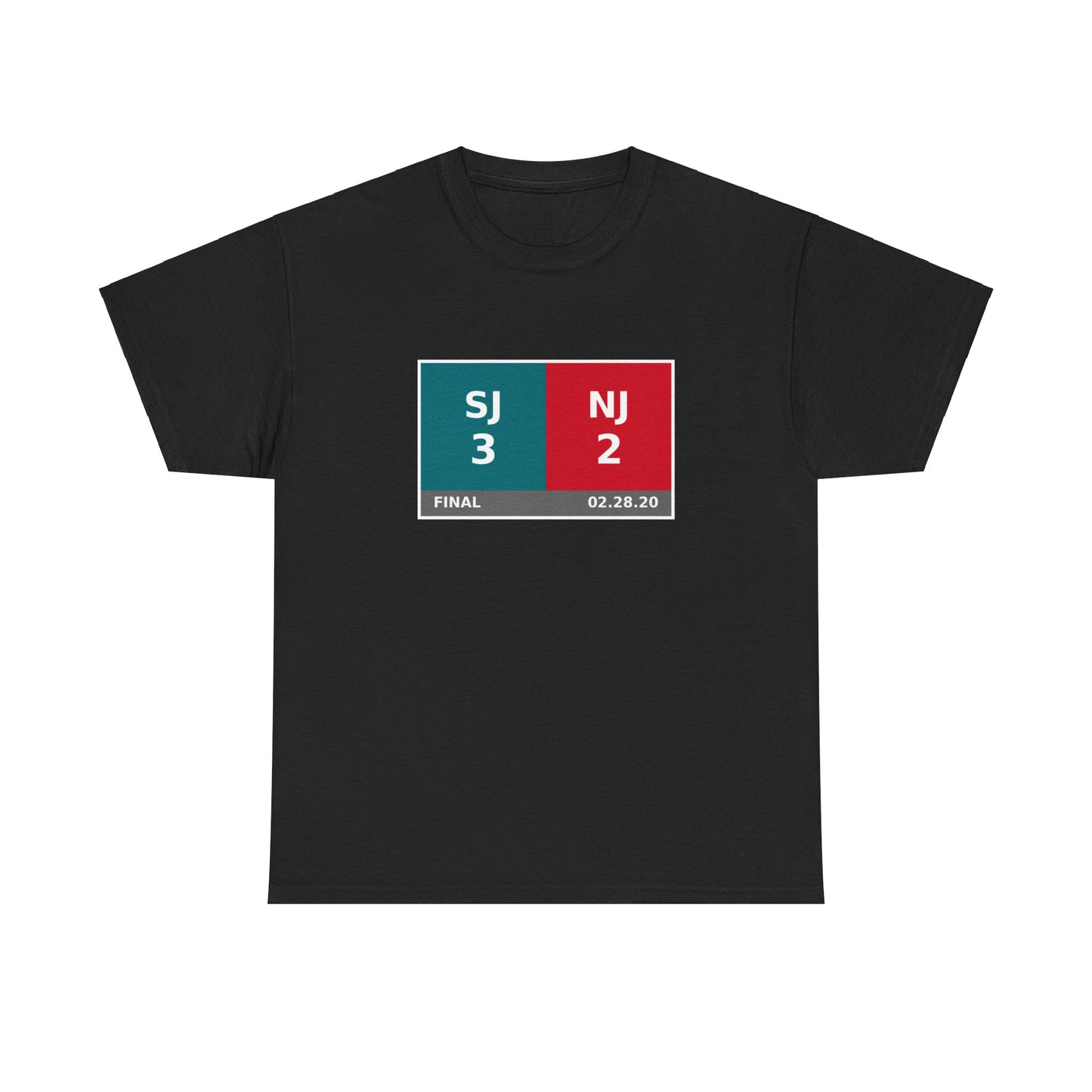 SJ vs NJ Scoreboard Tee 02.28.20