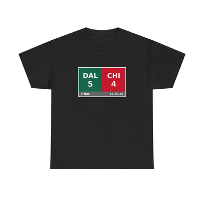 DAL vs CHI Scoreboard Tee 12.30.23