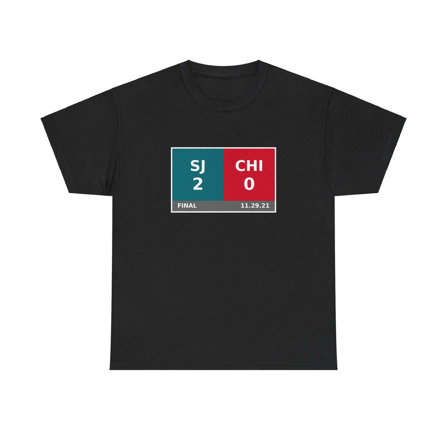 SJ vs CHI Scoreboard Tee 11.29.21