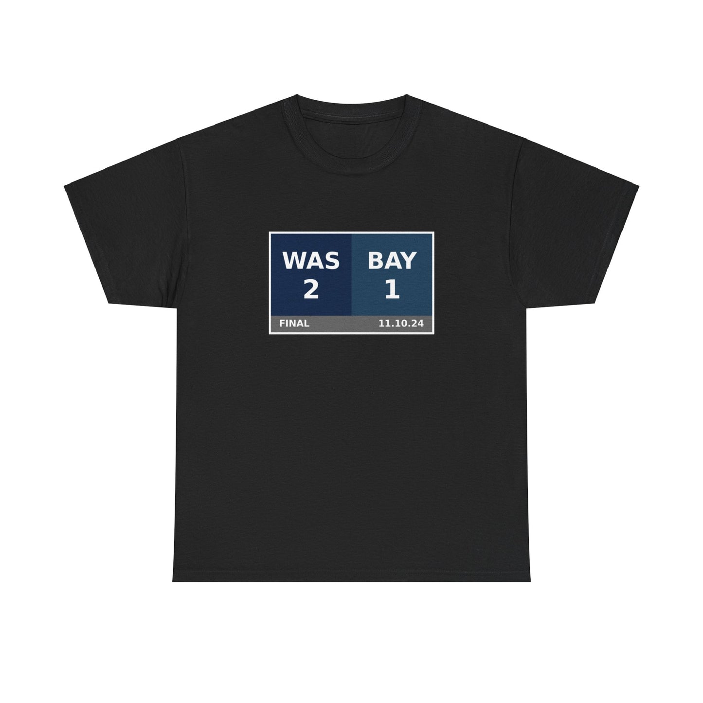 WAS vs BAY Scoreboard Tee 11.10.24