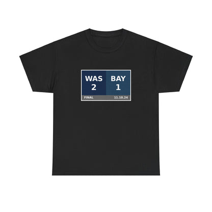 WAS vs BAY Scoreboard Tee 11.10.24