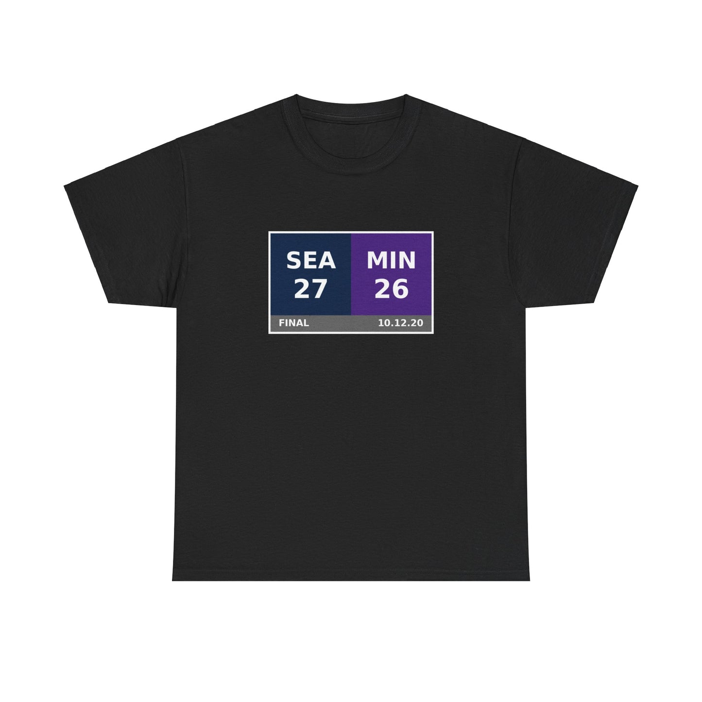 SEA vs MIN Scoreboard Tee 10.12.20