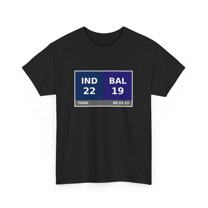 IND vs BAL Scoreboard Tee 09.24.23