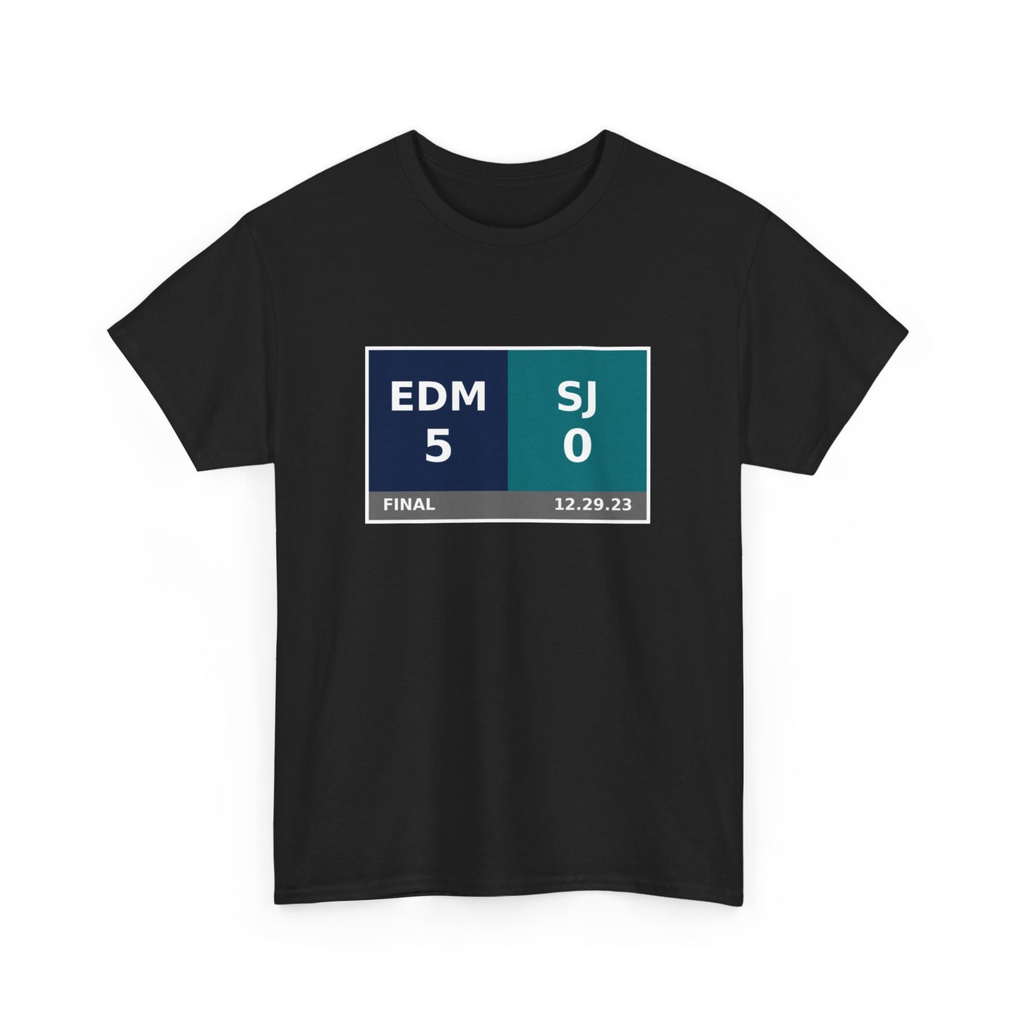 EDM vs SJ Scoreboard Tee 12.29.23