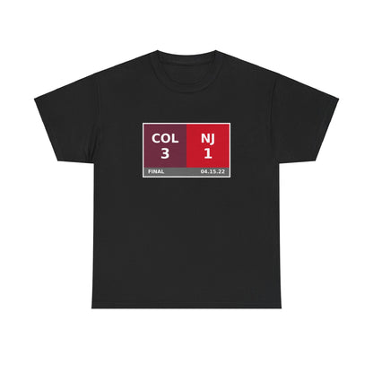 COL vs NJ Scoreboard Tee 04.15.22