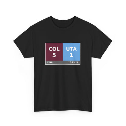 COL vs UTA Scoreboard Tee 10.25.24