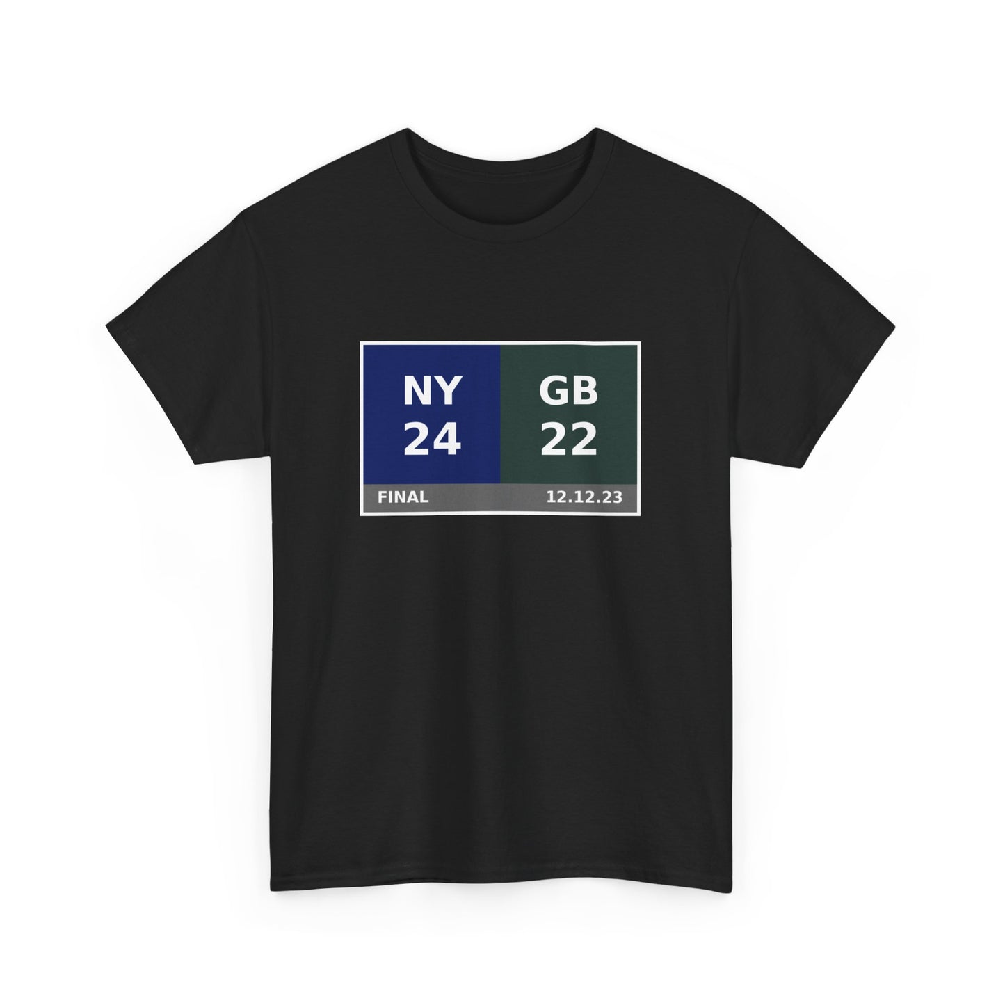 NY vs GB Scoreboard Tee 12.12.23