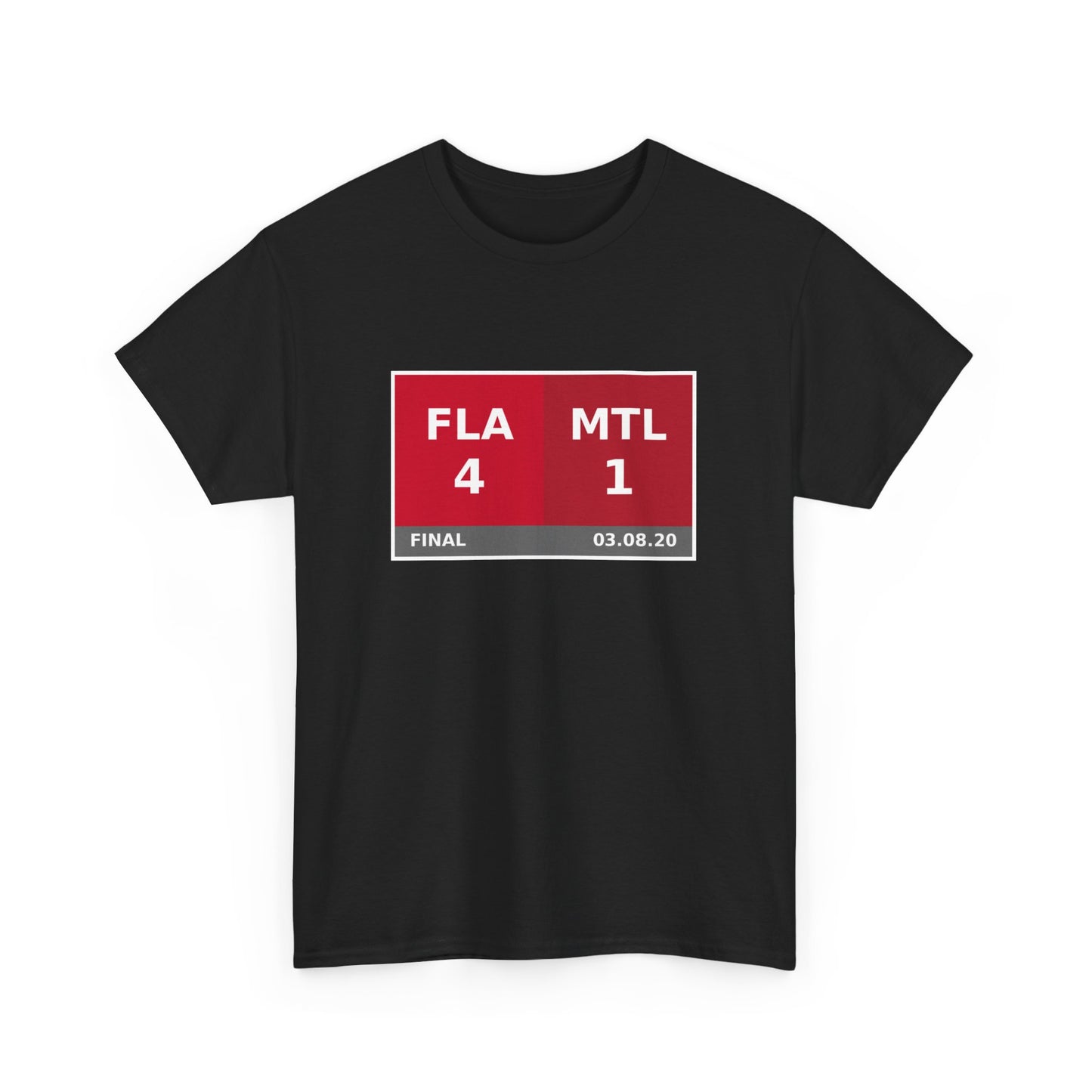 FLA vs MTL Scoreboard Tee 03.08.20