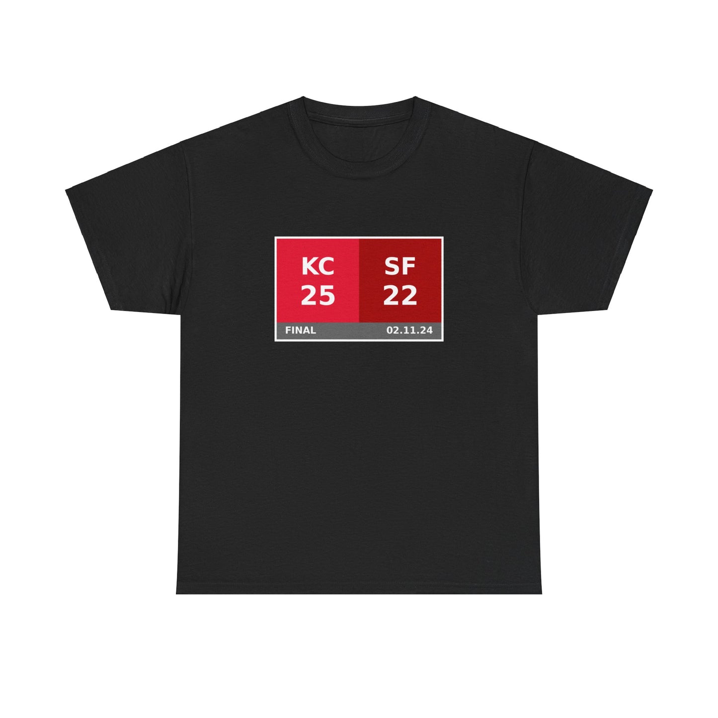 KC vs SF Scoreboard Tee 02.11.24