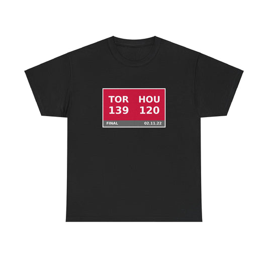 TOR vs HOU Scoreboard Tee 02.11.22