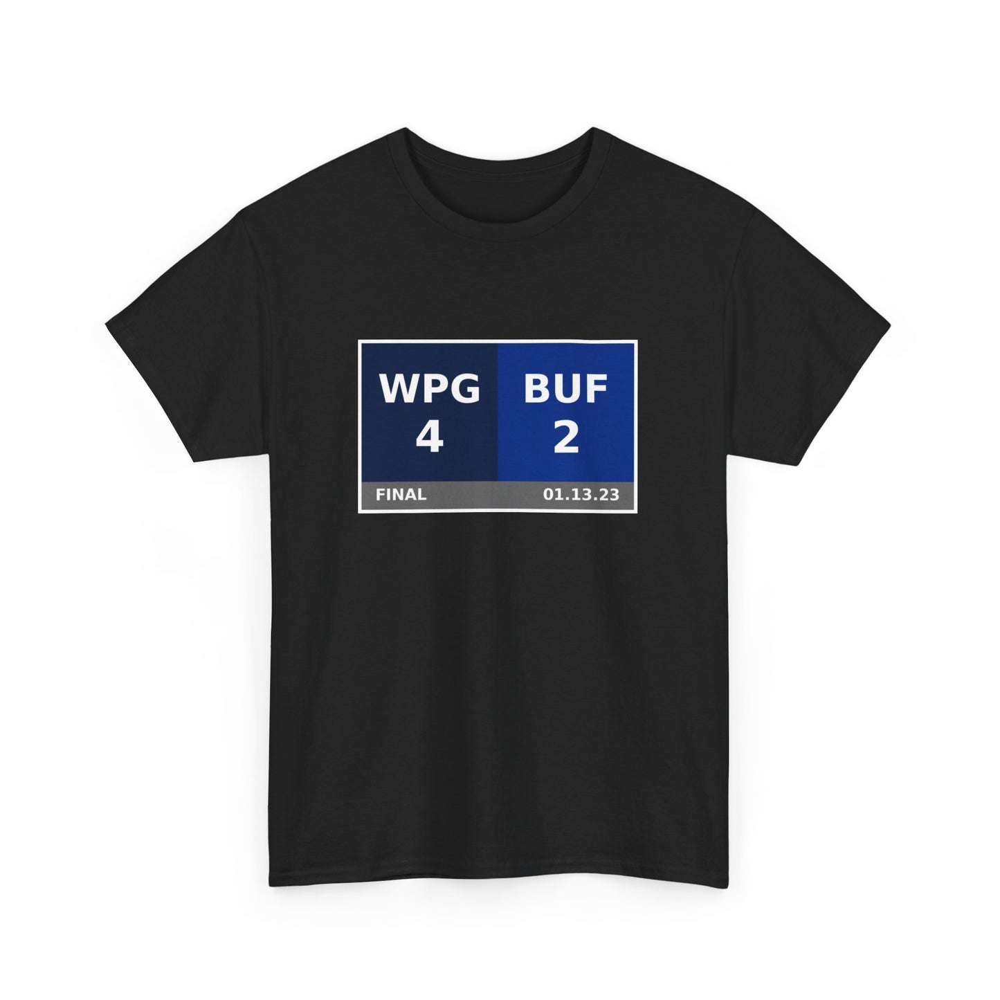 WPG vs BUF Scoreboard Tee 01.13.23