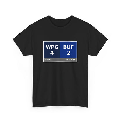 WPG vs BUF Scoreboard Tee 01.13.23