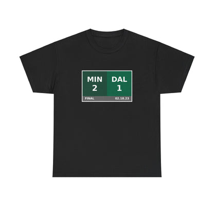 MIN vs DAL Scoreboard Tee 02.18.23