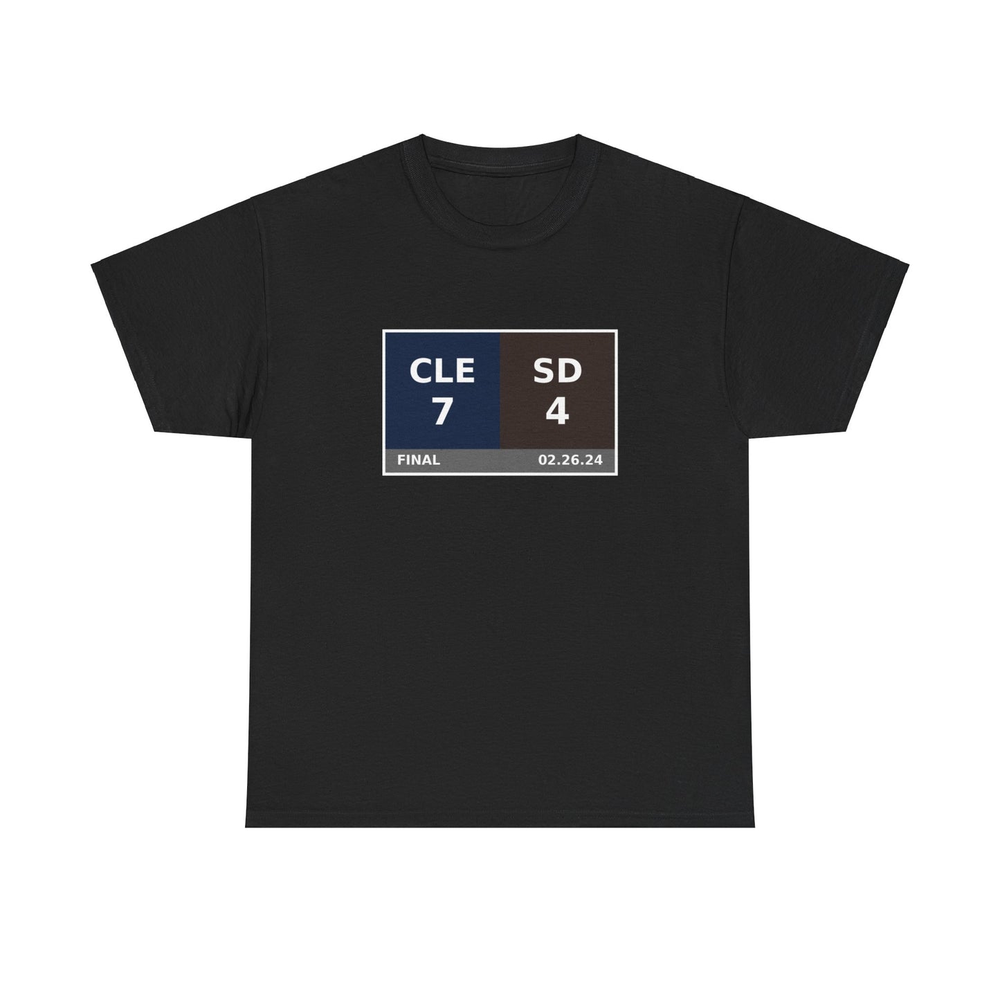 CLE vs SD Scoreboard Tee 02.26.24