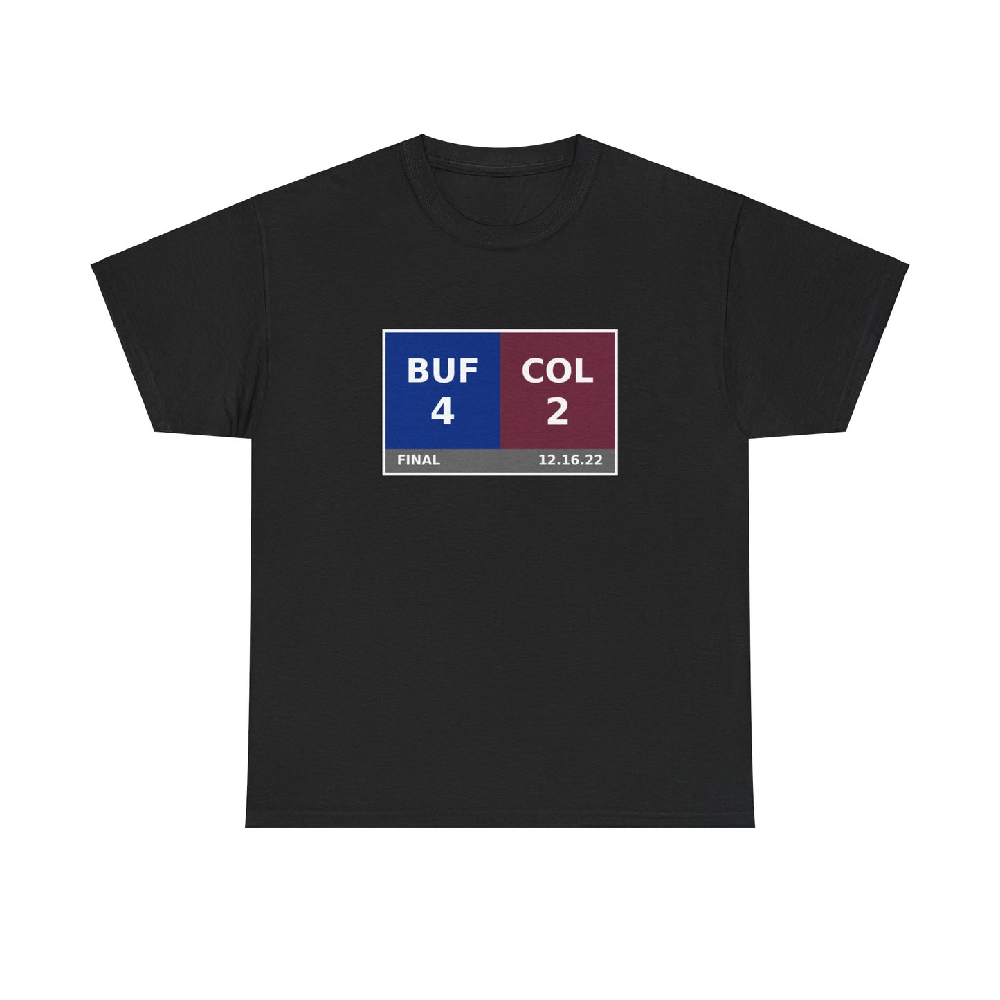 BUF vs COL Scoreboard Tee 12.16.22