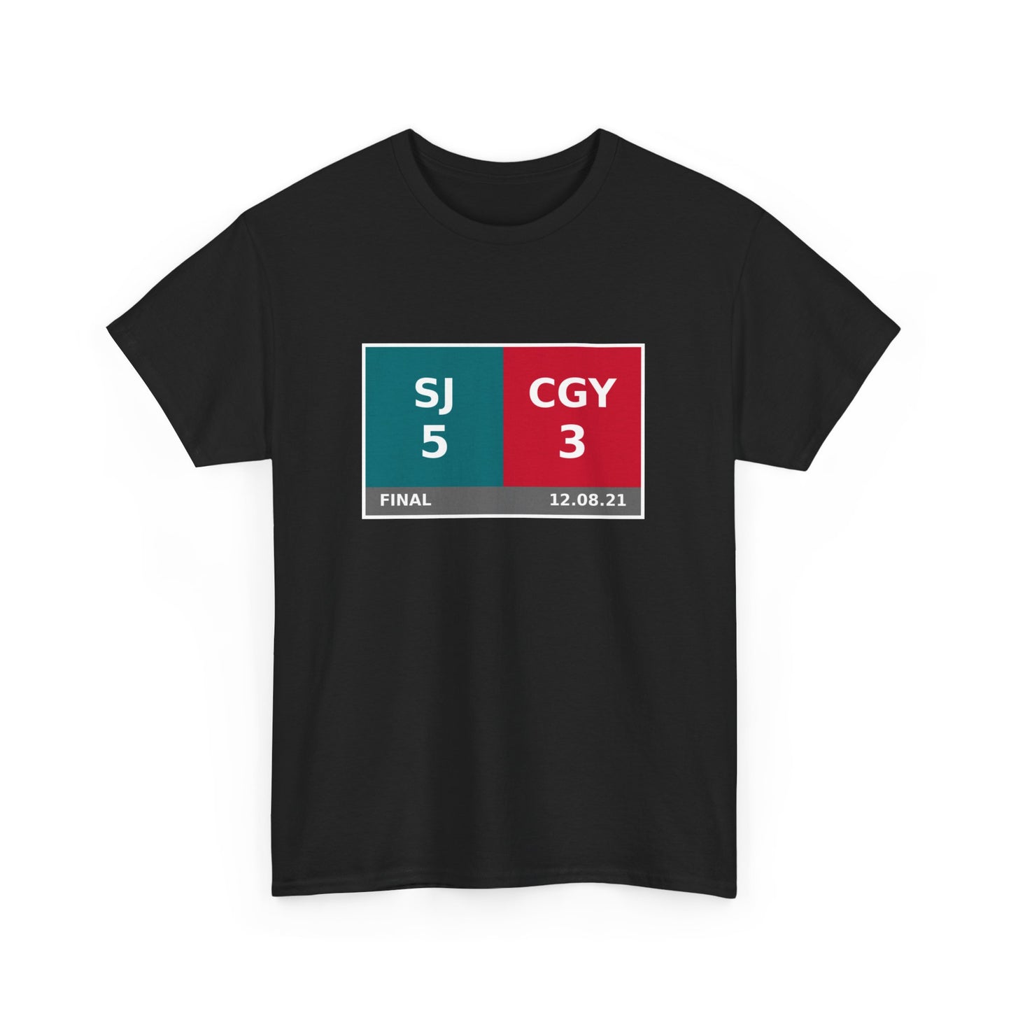 SJ vs CGY Scoreboard Tee 12.08.21