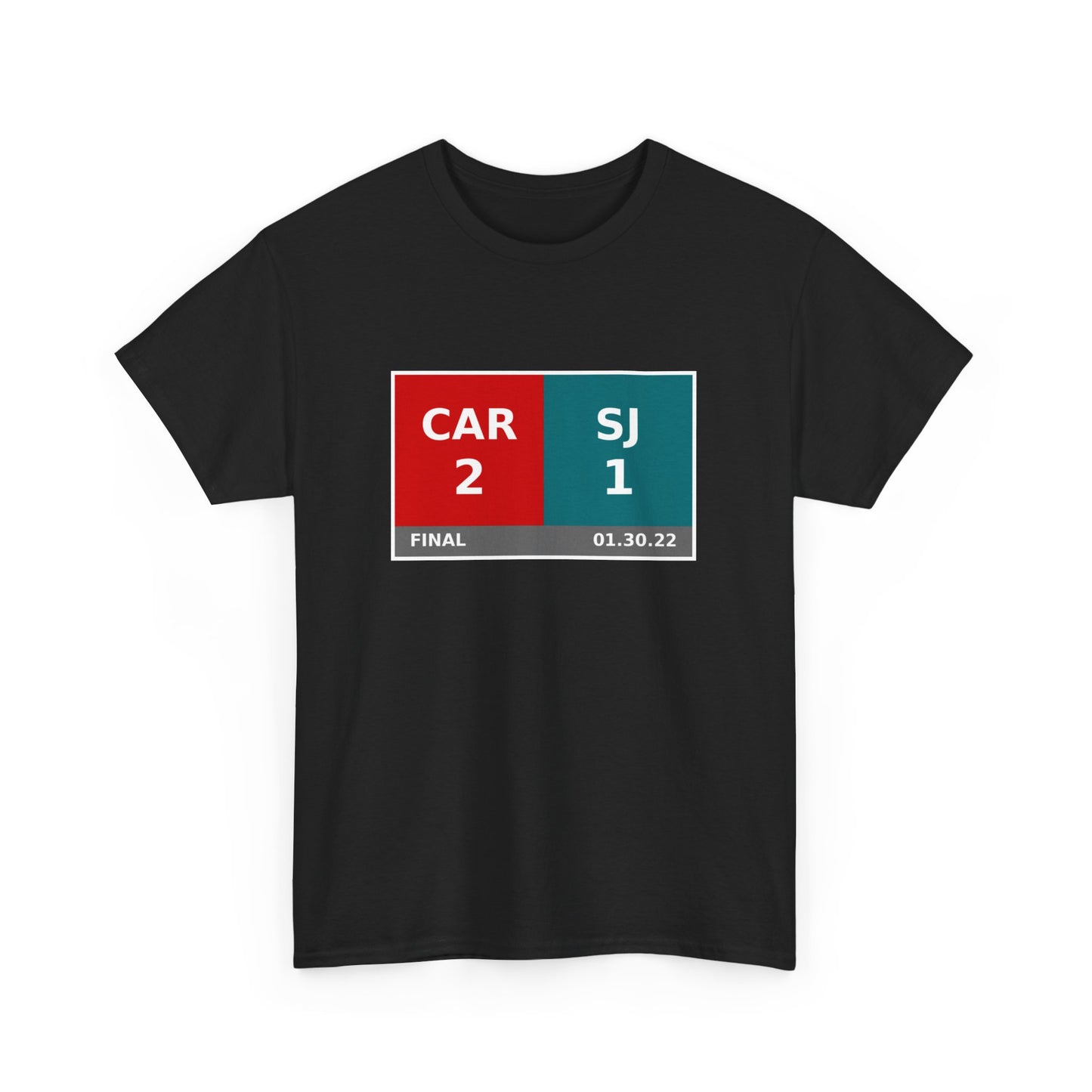 CAR vs SJ Scoreboard Tee 01.30.22