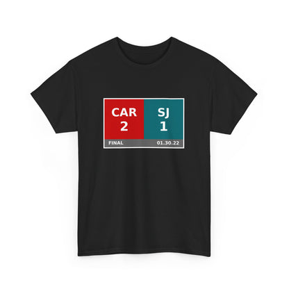 CAR vs SJ Scoreboard Tee 01.30.22