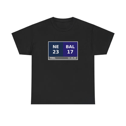 NE vs BAL Scoreboard Tee 11.16.20