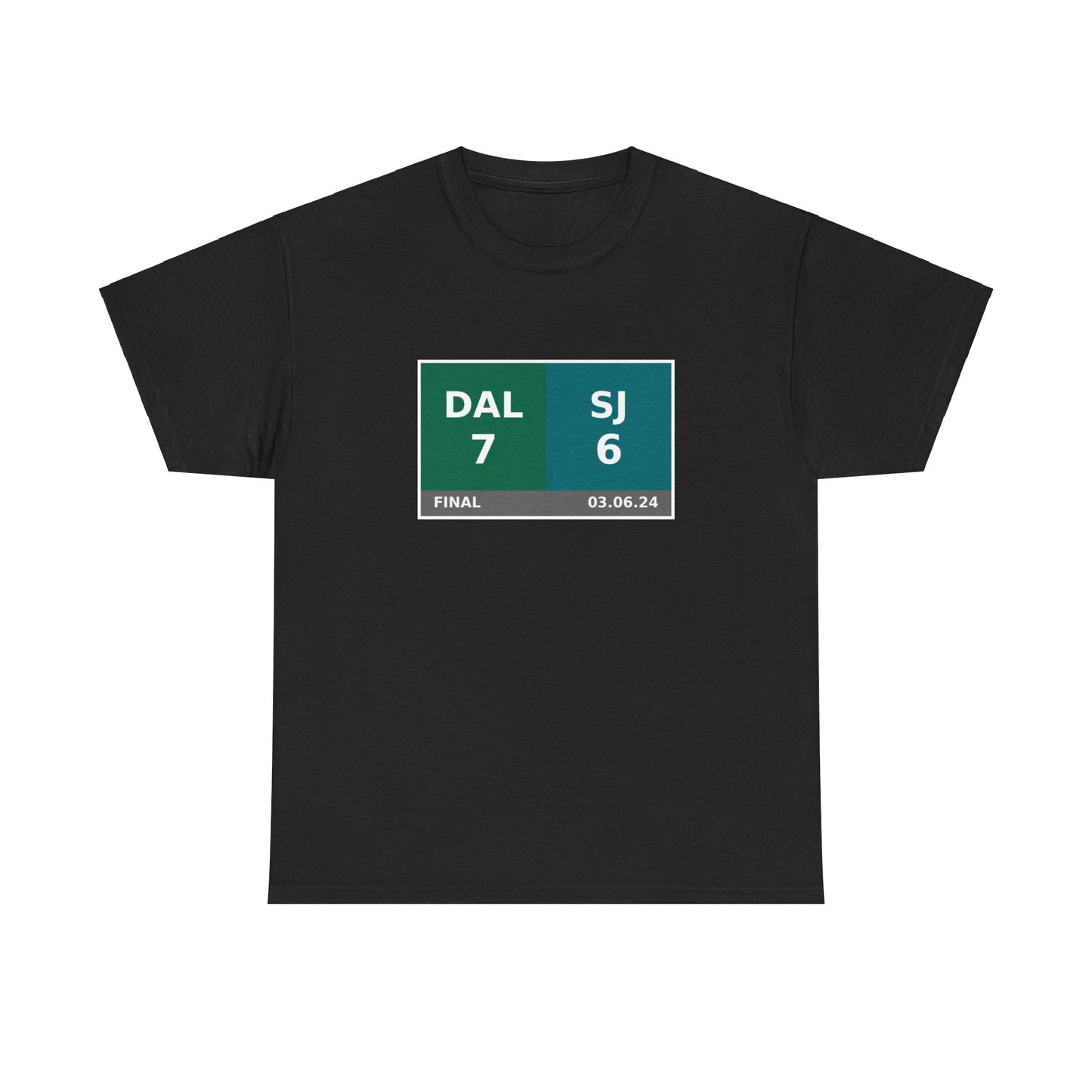 DAL vs SJ Scoreboard Tee 03.06.24