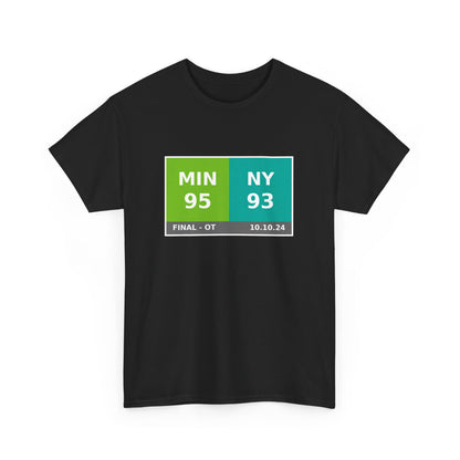 MIN vs NY Scoreboard Tee 10.10.24