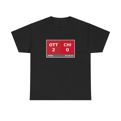 OTT vs CHI Scoreboard Tee 03.28.24