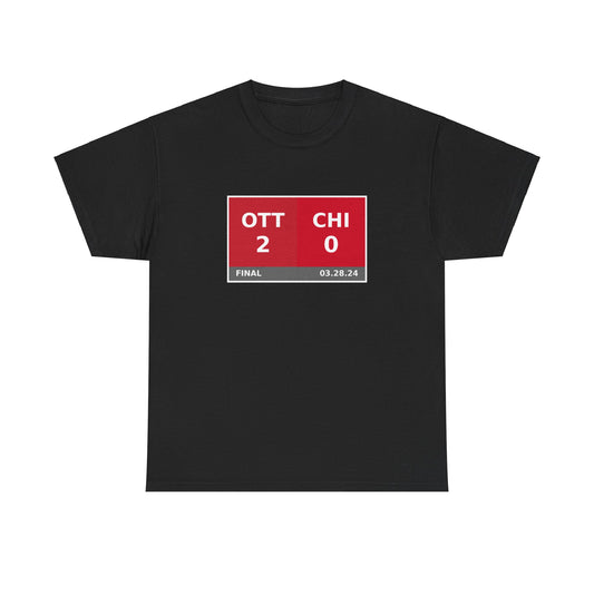 OTT vs CHI Scoreboard Tee 03.28.24