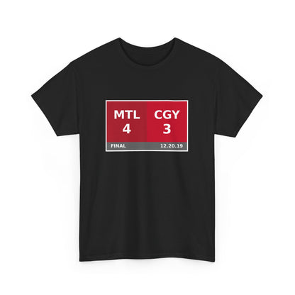 MTL vs CGY Scoreboard Tee 12.20.19