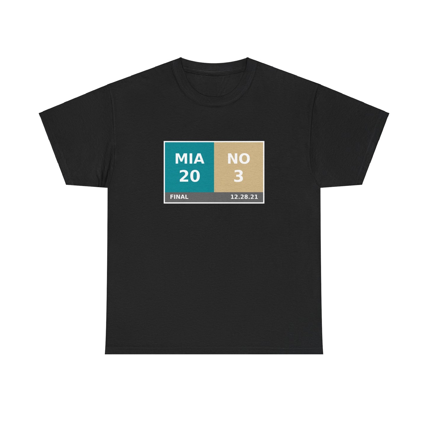 MIA vs NO Scoreboard Tee 12.28.21