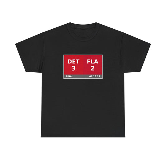 DET vs FLA Scoreboard Tee 01.18.24